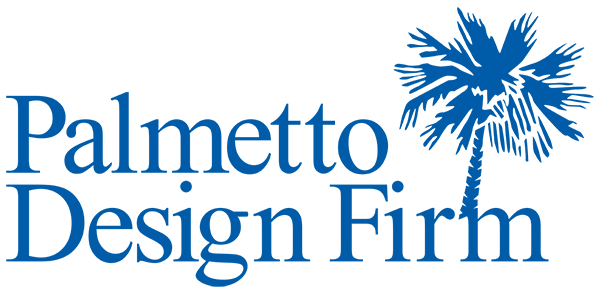 Palmetto Design Firm Logo Blue