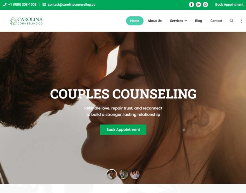 Palmetto Design Firm Carolina Counseling Co